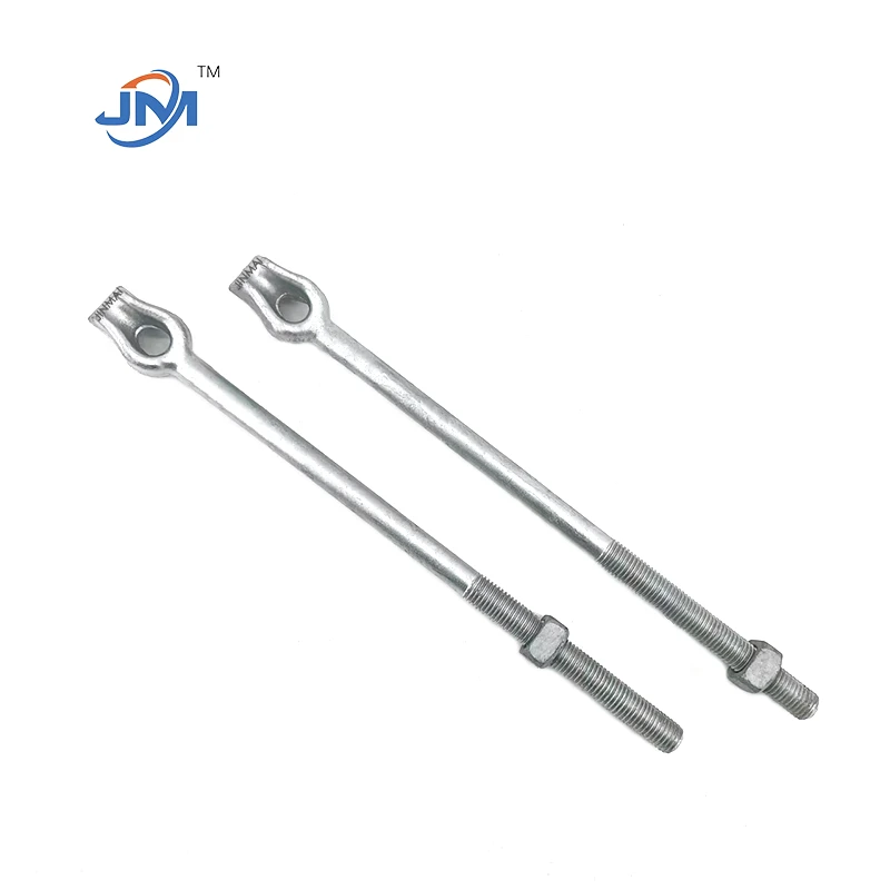 Forged Single Eyelet Anchor Rod Pole And Wire Hardware