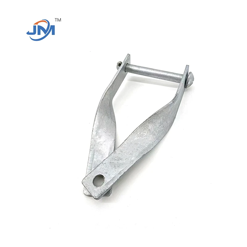 Hot Dip Galvanized Steel Twisted Strap Clevis For Over Head Line Accessories